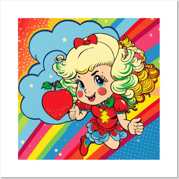 Vintage Rainbow Brite 80s Wall Art by kareemik